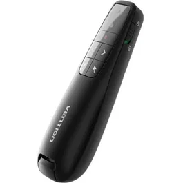 Vention Presentador inalámbrico KQPB0 2.4GHz Negro con Air Mouse y Láser Rojo
